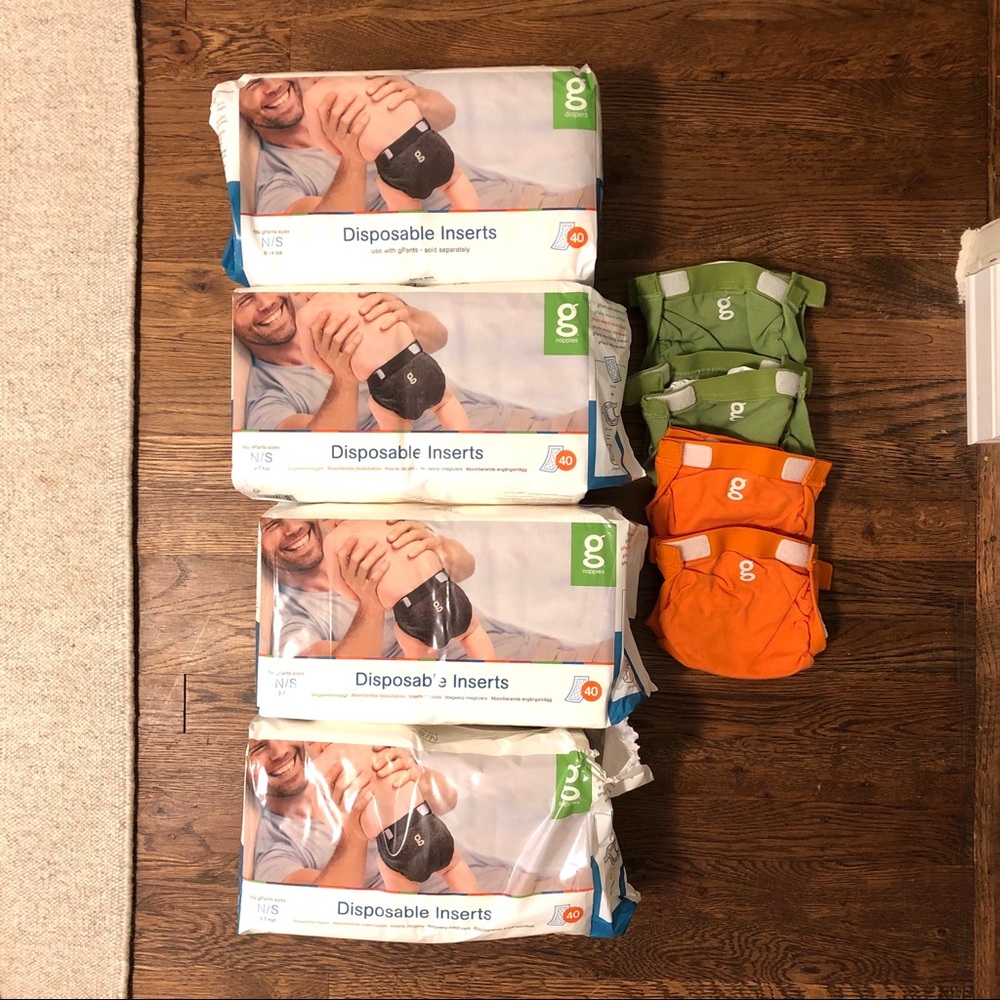 gDiapers covers and inserts
